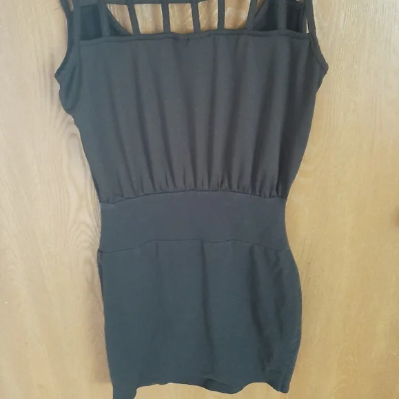 Material Girl Black sparkly dress size small - Picture 3 of 3